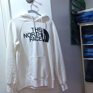North Face white small women's sweatshirt